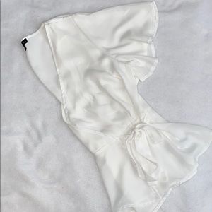 White Wrap blouse